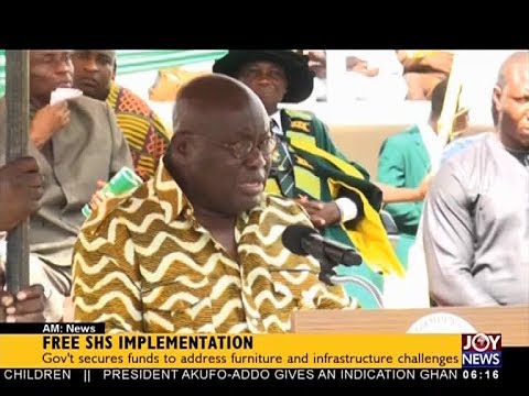 Free SHS Implementation   AM News on JoyNews 27 11 17