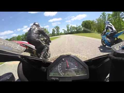 Lap Behind Brad Neveu at WERA Tally F1 Race BikeCam/Helmet Cam