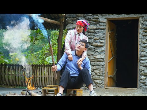 Quang replaced Linda's old stove with a new one, dispelling the cold winter.