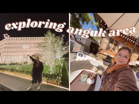 KOREA VLOG: Explorando a área de Anguk + restaurante retrô coreano