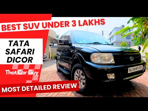 TATA SAFARI DICOR VX REVIEW ( 2008  2.2 used car ) FULL OPTION SUV
