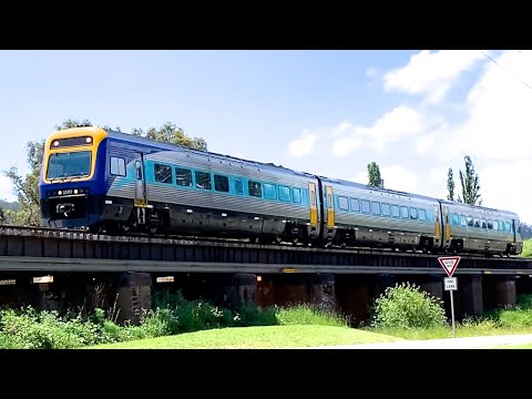 Australian Trains: NSW Main Southern Railway Line at Burradoo