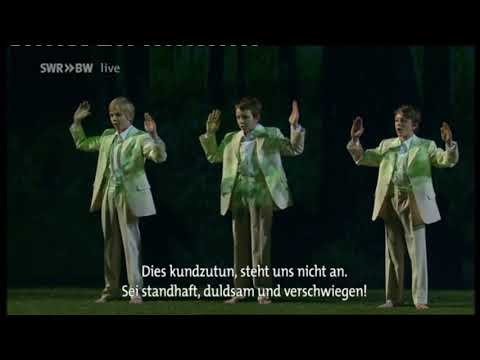 Mozart Die Zauberflöte Drei Knaben Festspielhaus Baden Baden 2013 1. Zum Ziele führt dich diese Bahn
