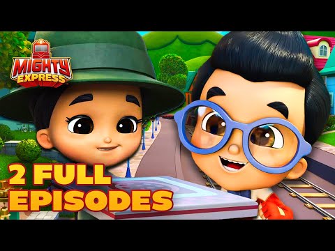 2 FULL EPISODES! Cowboys and Pizza 🍕 Mighty Express SEASON 5 🍕 - Mighty Express Official