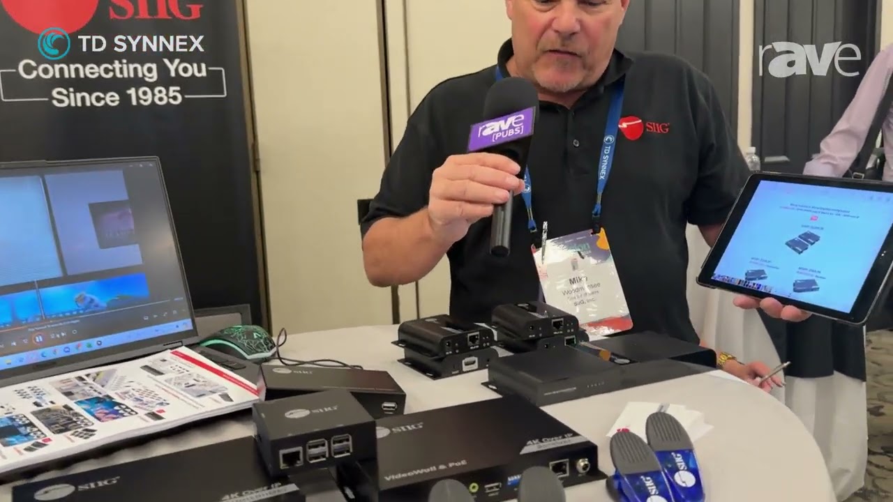 InVision 2024: SIIG Walks Us Through AV-over-IP, KVM-over-IP Offerings