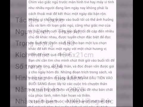 Osho suy ngẫm cuối cùng vào buổi tối