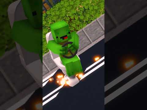 Hoxie - Mikey's being chased by the cops ( Minecraft Animation ) #minecraftanimation #maizen #mikey #jj
