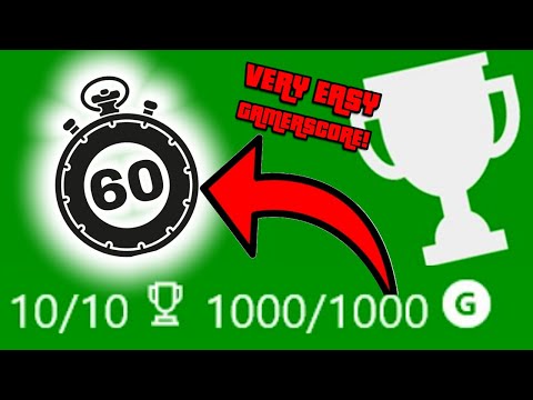 This Game Allows You To Get 1000 GamerScore Points in Just 60 Seconds!(Easiest GamerScore EVER)