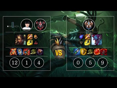 DWG Canyon Nidalee vs Trundle Jungle - KR GrandMaster Patch 10.10