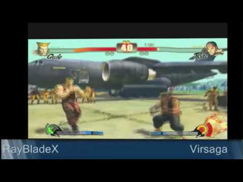 SF4 -- Survival Kombat Winners Semis -- RayBladeX (GUI) vs Virsaga (RYU) PT2