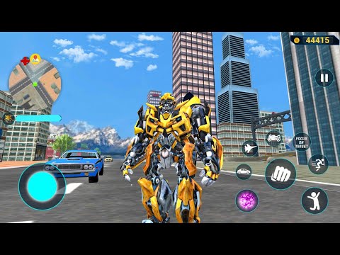 Bumblebee Multiple Transformation - Jet Robot Car Game 2020 - Android Gameplay