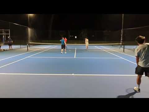 Great return here by Sean Pacey putting the pressure back onto the server.