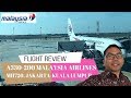 Malaysia Airlines Economy Class A330-200 | MH720 From Jakarta To Kuala Lumpur Malaysia Airlines Economy Class A330-200 | MH720 From Jakarta To Kuala Lumpur