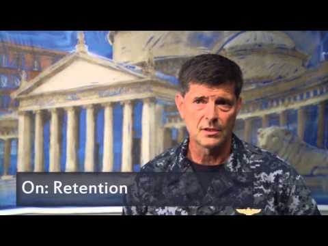 140716  All Hands Call Chief of Naval Personnel Vice Admiral Bill Moran