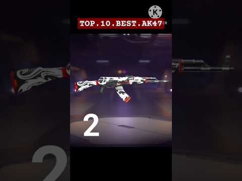 TOP 10 BEST AK47 💥 GUN SKIN 👑 IN FREE FIRE 🔥 #freefire #ff#subscribe #totalgaming #shorts