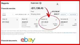 Is This NEW ebay Fee Report Useful for Taxes?
