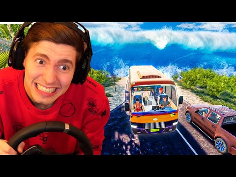 SIMULADOR DE ÔNIBUS que tem TSUNAMI!! - Bus World