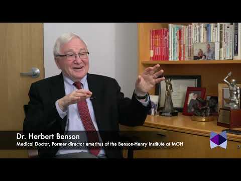 Interview of Dr. Herbert Benson about the relaxation response and how it relates to Memory Lane Tv