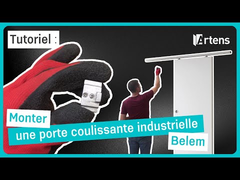🛠 TUTO - Install an industrial sliding door Belem Artens