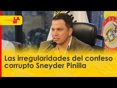 Las irregularidades del confeso corrupto Sneyder Pinilla cuando fue alcalde