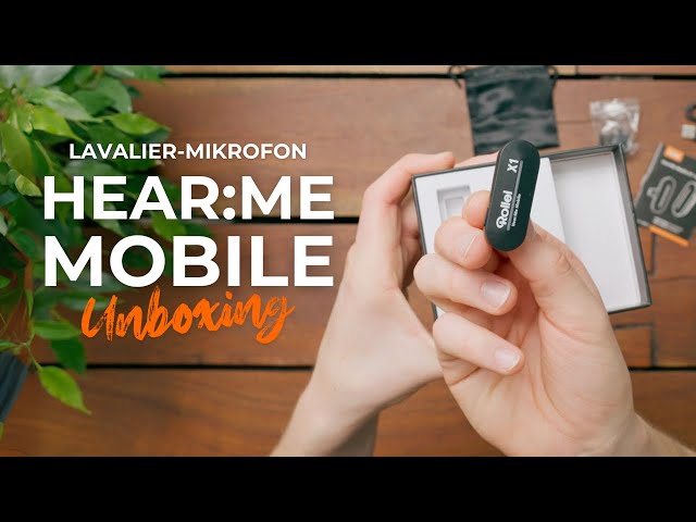 Video teaser for Hear:Me Mobile Mini Lavalier Mikrofon - Unboxing Video