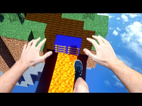VR Minecraft Parkour Was A Really Bad Idea...