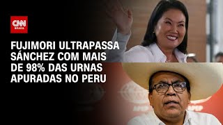 Vídeo: Fujimori reassume liderança sobre Sánchez no Peru; urnas seguem em apuração | CNN 360º
