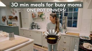 Easy Weeknight ONE POT Dinners for Busy Moms