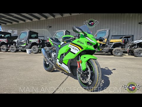 New 2025 Kawasaki Ninja ZX-10R KRT Edition ABS Lime Green / Ebony