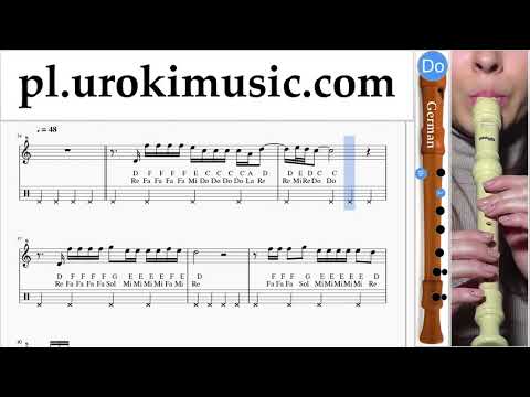 Jak Grać Na Flecie Prostym (Niemiecki) Ozuna - Siguelo Bailando Tabulatura Lekcje um-i463