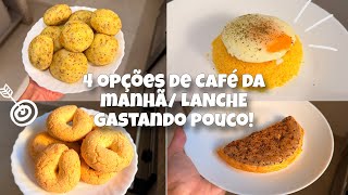   4 receitas fáceis para DESINCHAR e variar o café da manhã 🍳 