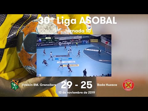 LIGA ASOBAL J10: Fraikin BM. Granollers - Bada Huesca 29-25