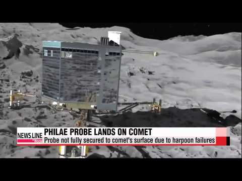 Philae space probe makes historic landing on comet   유럽 탐사선 로제타 사상 최초 혜성 착륙 성공