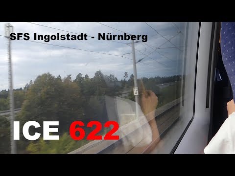 [300 km/h] ICE 622 (ICE 3) Mitfahrt SFS Ingolstadt - Nürnberg (full)