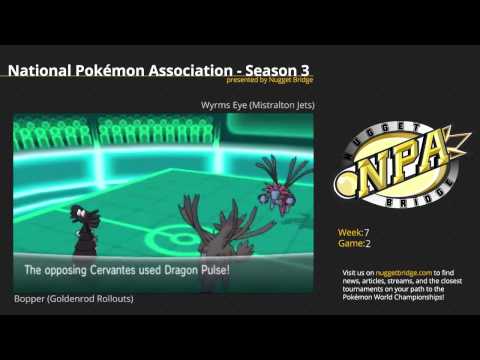 NPA 3 Week 7 - Bopper (Goldenrod Rollouts) vs Wyrms Eye (Mistralton Jets) Game 2