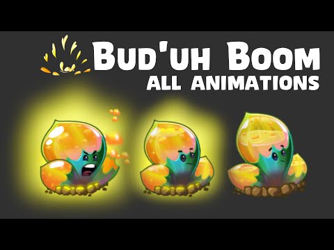 Bud'uh Boom All Animations | Plants vs Zombies 2 10.9.1