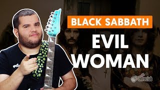 EVIL WOMAN - Black Sabbath (aula de guitarra)