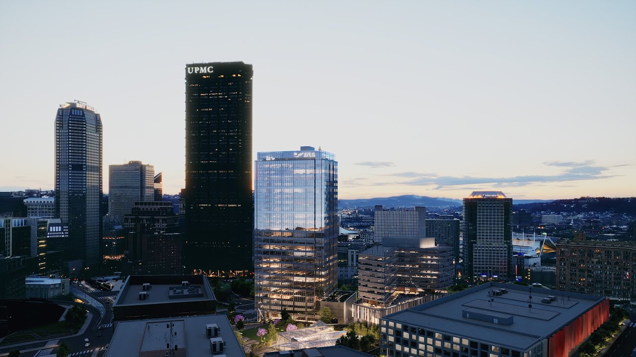 See the NEW FNB Financial Center in Lower Hill District Pittsburgh PA