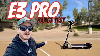 How Far Does the Segway E3 Pro Really Go? | Range Test