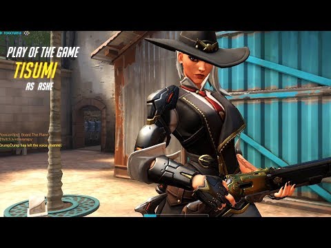 SUREFOUR GRANDMASTER ASHE! POTG! [ OVERWATCH SEASON 20 TOP 500 ]