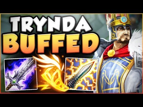 JUST HOW STRONG ARE THESE NEW TRYND BUFFS?? TRYNDAMERE SEASON 8 TOP GAMEPLAY! - League of Legends