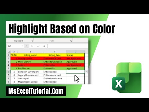 How to Highlight Range Based on Values in Excel