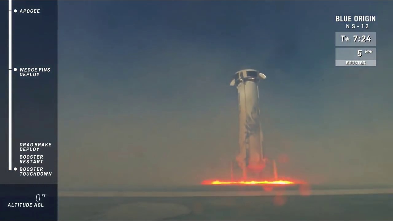 Watch Blue Origin's New Shepard Rocket Launch and Land - NS-12 Mission