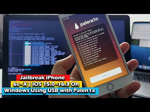 How to Jailbreak iPhone 6s - X | iOS 15.0   16.3 On Windows Using USB with Palen1x