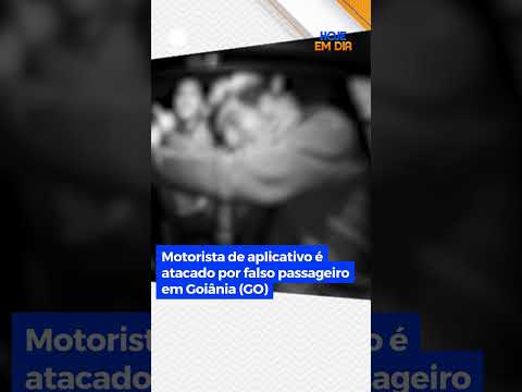 Motorista de aplicativo é atacado por falso passageiro em Goiânia (GO) #HojeEmDia #Shorts