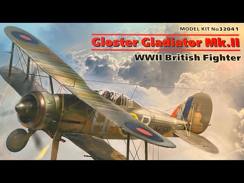 Gloster Gladiator 1/32 scale: ICM kit review