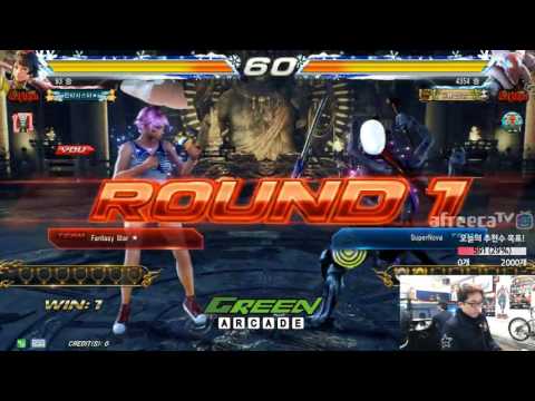 2017/02/03 Tekken 7 FR Rank Match! Knee (Josie) vs EyeMusician (Yoshimitsu)