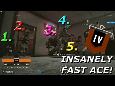 The Fastest ACE (minus 1) Ever Recorded! Road To Copper - Rainbow Six Siege Funny Moments