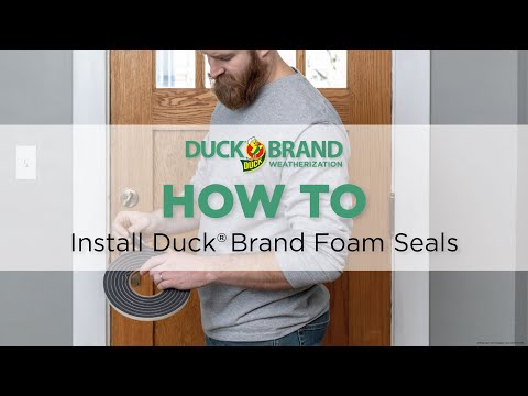 How to Install Duck® Brand Foam Seals