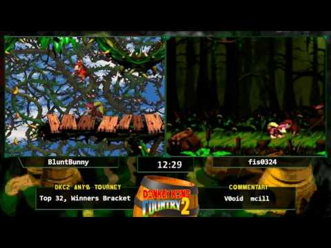 BluntBunny vs fis0324 - Donkey Kong Country 2 Any% Tournament 2016